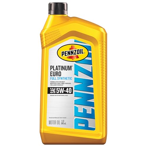 Pennzoil Platinum Euro L Full Synthetic 5W-30 Motor Oil (5-Quart, Single)