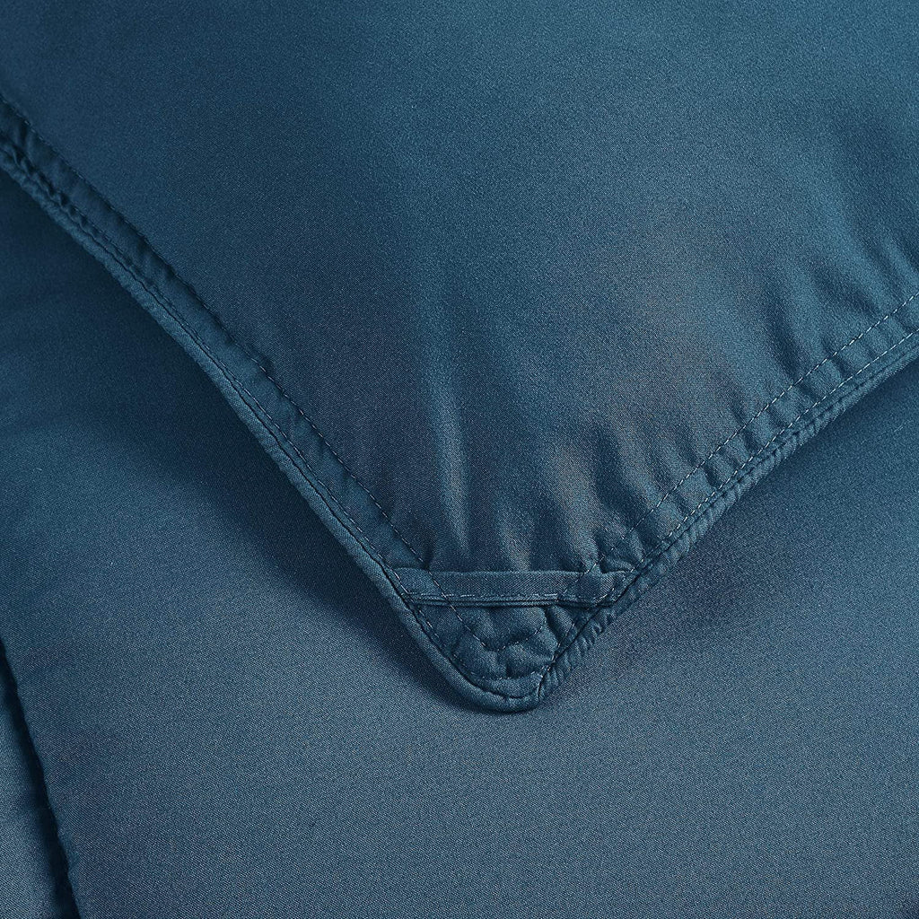 Teal Down Alternative Comforter Queen - 3-Piece Lightweight Set with Corner Tabs Z65384
