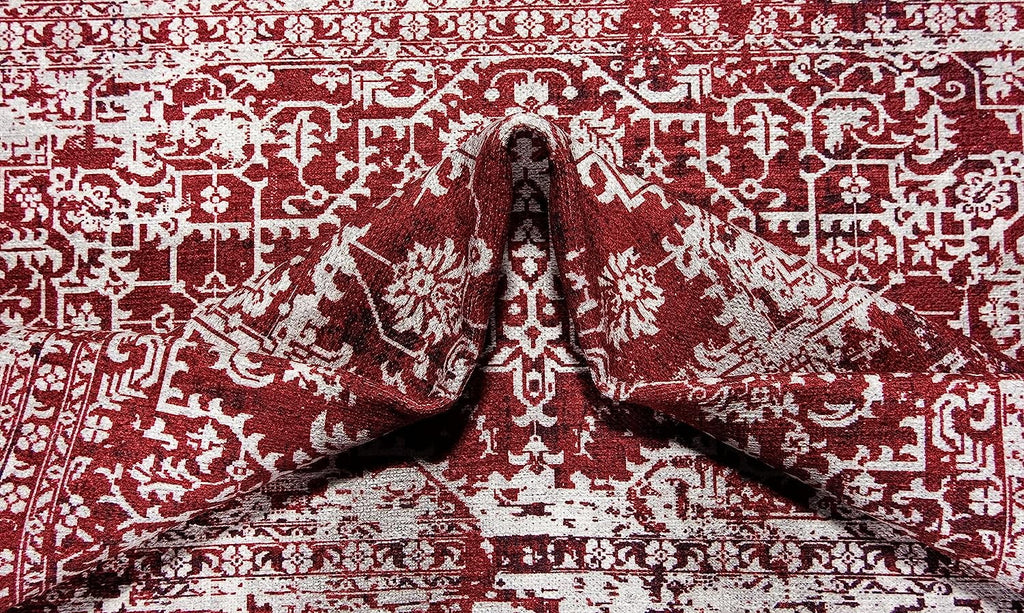 Washable Area Rug Low Profile Anti Slip Runner for Living Room D28931