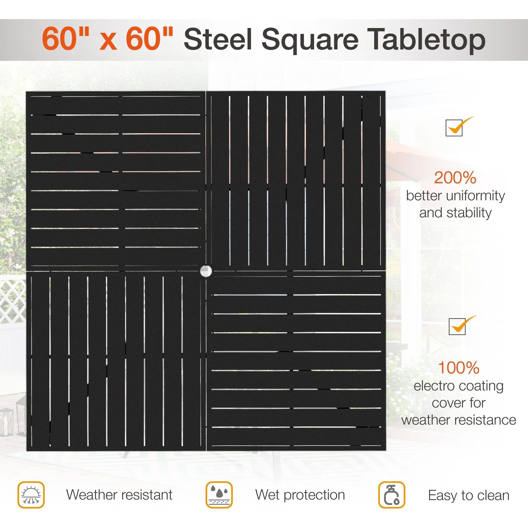 9 Piece Outdoor Metal Patio Dining Set with Square Table and Swivel Padded Chairs W244697