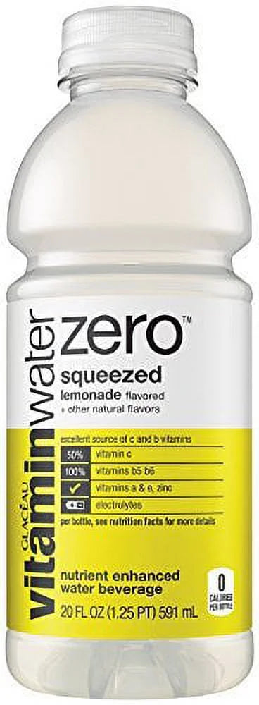 zero electrolyte enhanced water, variety pack, 20 fl oz, 12 pack P892