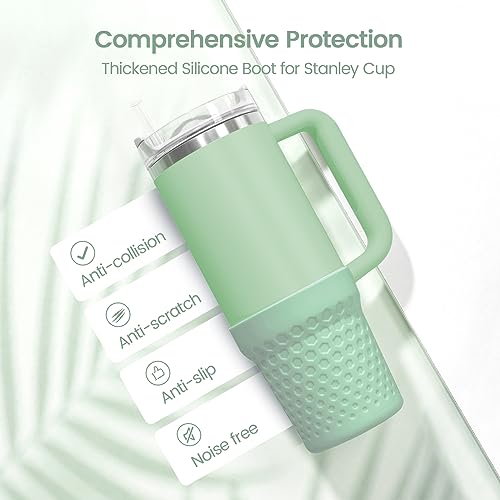 Silicone Boot for 30 oz Tumbler, Red Tall Cup Bottom Protector Sleeve P734