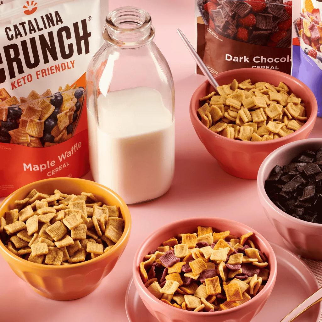 Keto Cereal Variety Pack, 6 Flavors, Low Carb, Zero Sugar, Gluten Free F24364