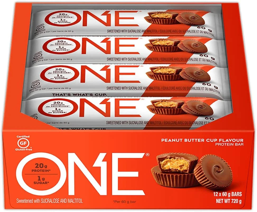 Protein Supplement Bar, Peanut Butter Cup, 20g, 12 Count Z1384