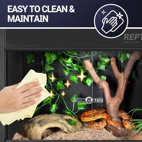 34 Gallon PVC Reptile Terrarium with Glass Sliding Door O122717