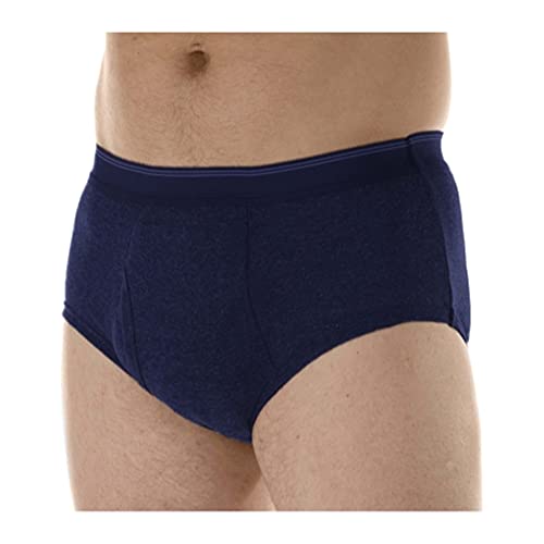 Reusable & Washable Incontinence Briefs for Men, Maximum Absorbency, Pack of 3 D48753