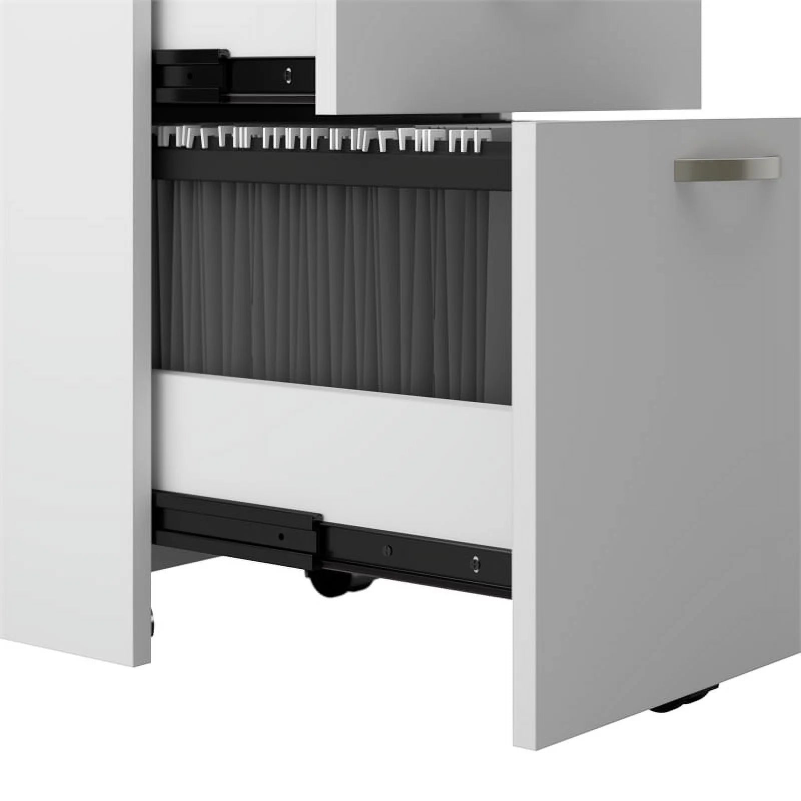 Cubicle Storage Set in Pure White - Engineered Wood L537680