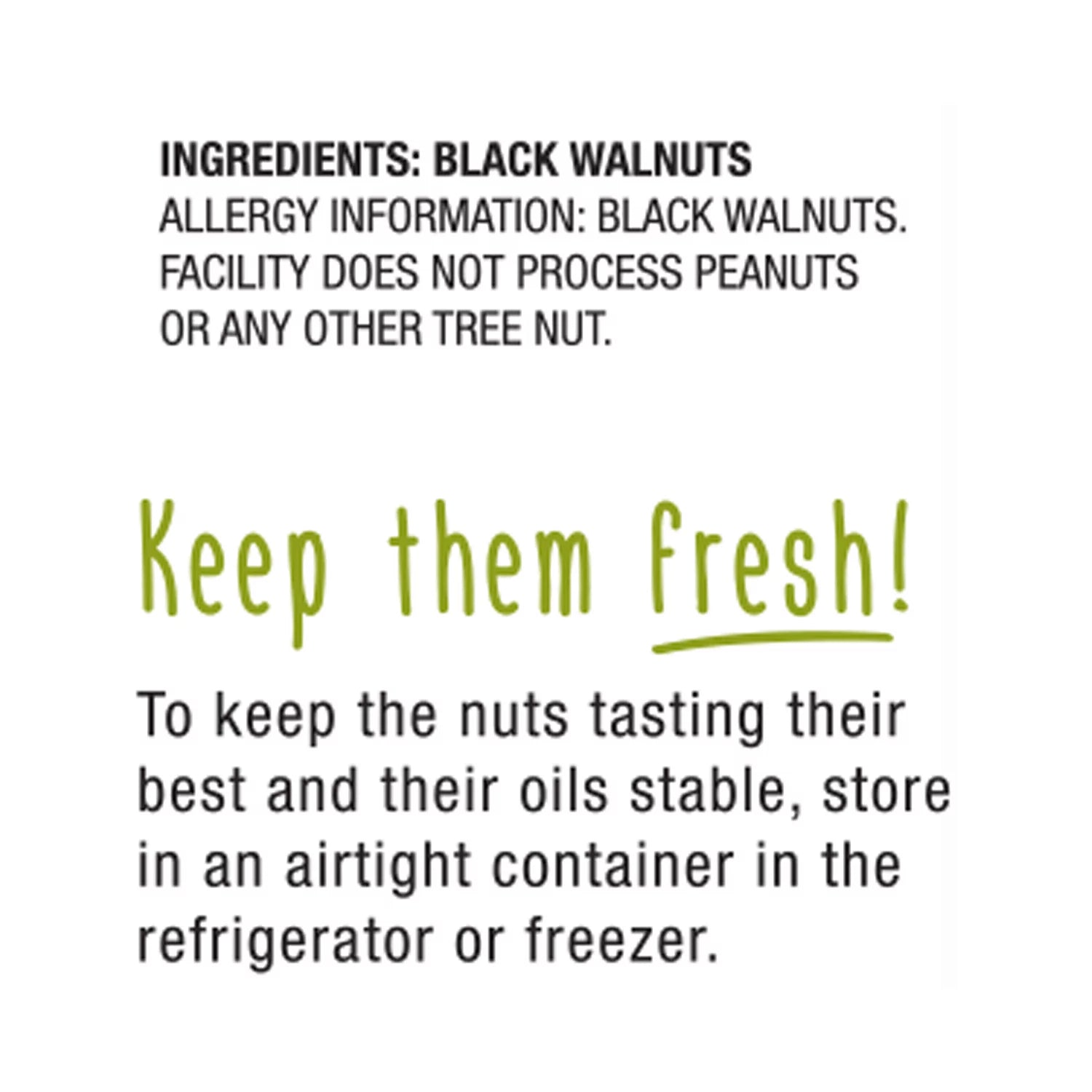Fancy Large Black Walnuts C2485