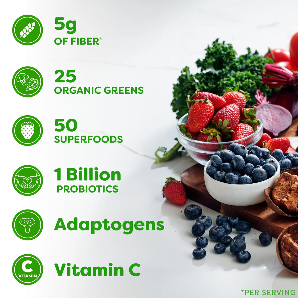 Organic Vegan Fiber Superfood Powder - Orange Mango W6529