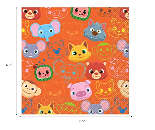 Birthday Party Supplies with Cake Plates and Napkins for 16 Guests E2827