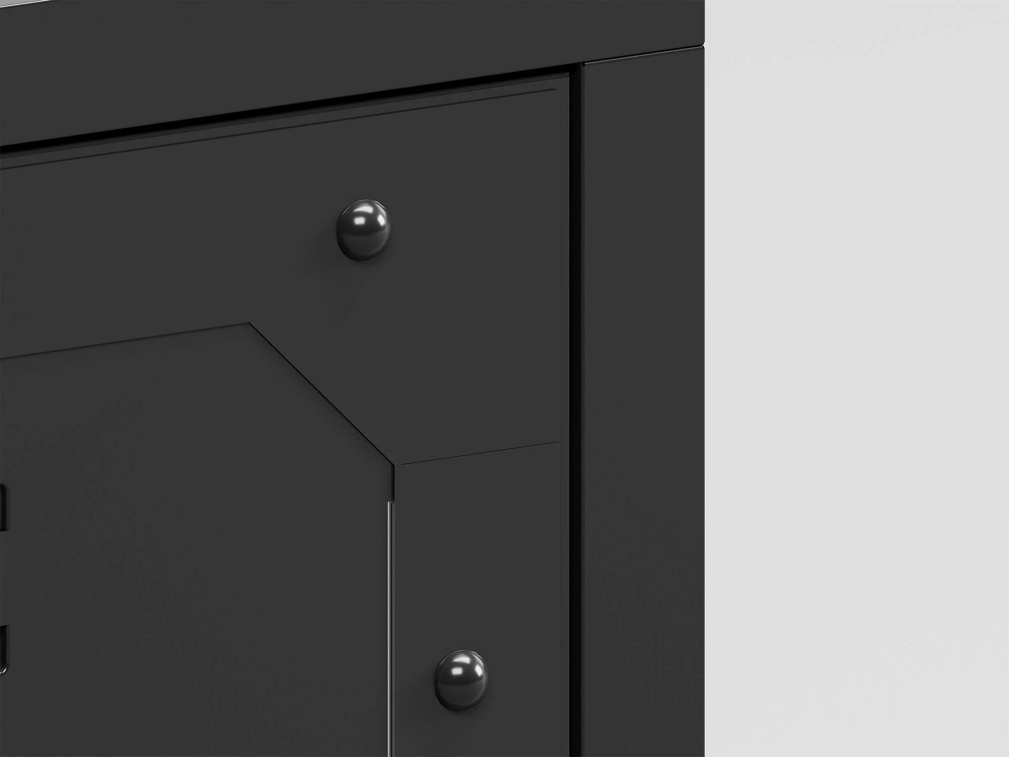 Metal Storage Cabinet, 5-Door Lockable, 72" Tall for Office, Gym, School, Home H1543
