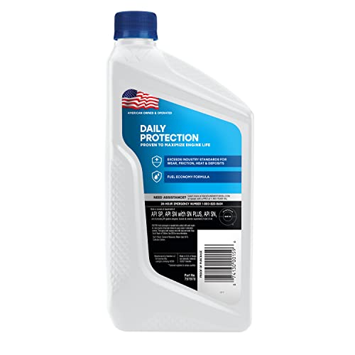 Synthetic Blend Motor Oil 5W-20, 5 Quart H45077