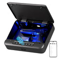 Gun Safe, Biometric Gun Safes For Handgun, Pistol Safe With Fingerprint or Keypad, 4-Quick Access Unlock Gun Case for Firearm, Gun Lock Box For Nightstand Beside with APP Normal Size