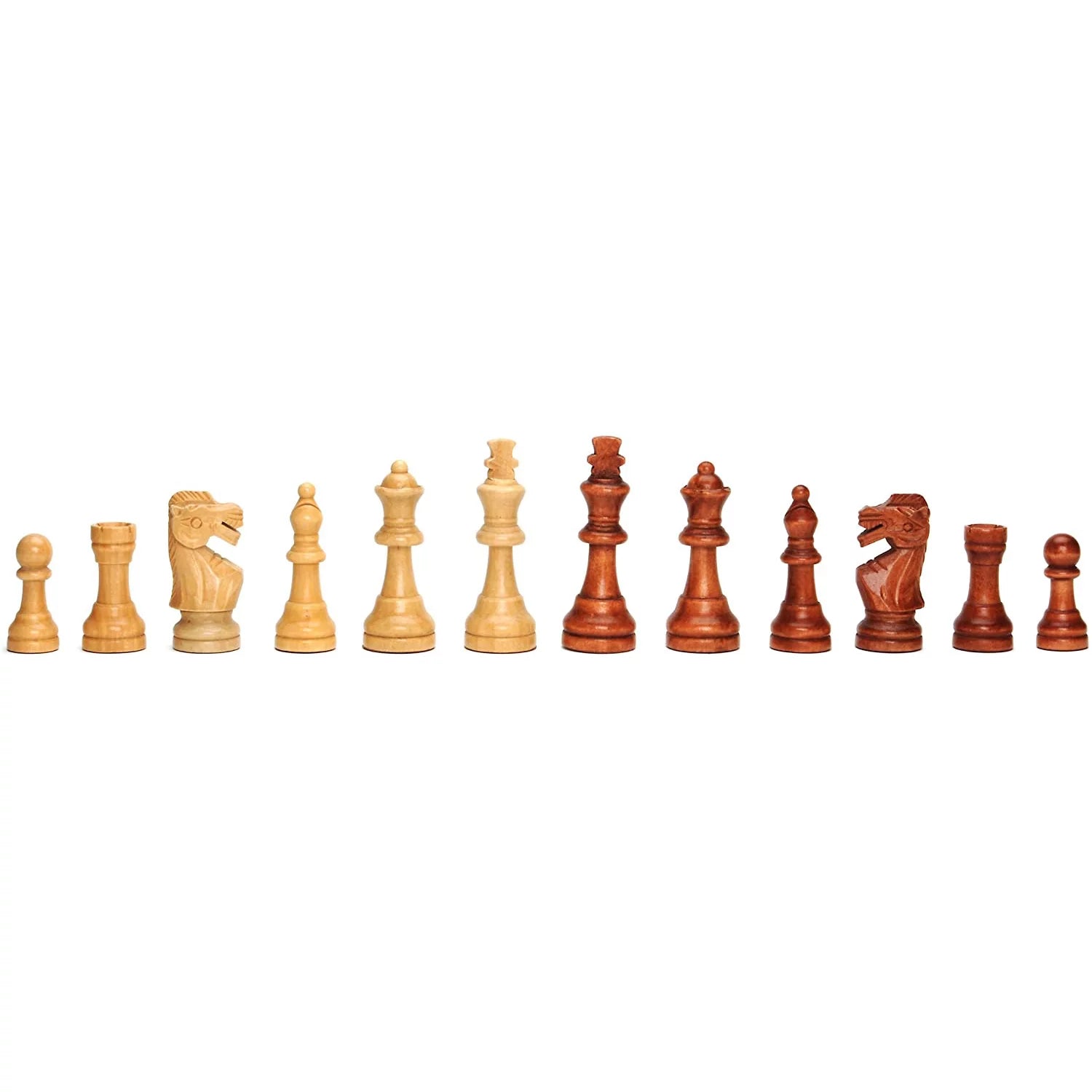 Wood Chess Set - 15 in. - 3.75 in. King Z8677