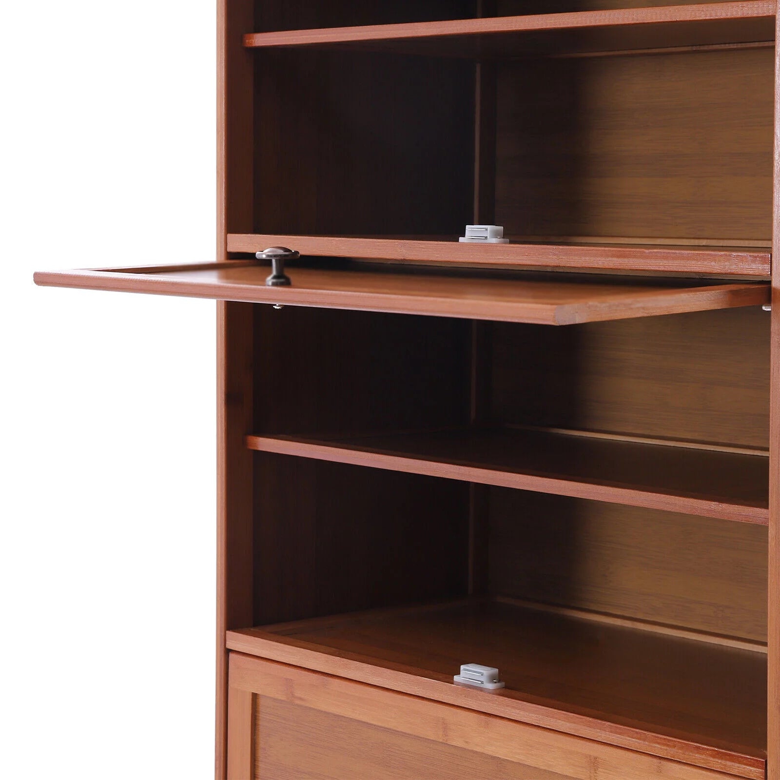 10 Tier Bamboo Shoe Rack Book Shelf Entryway Storage L25365