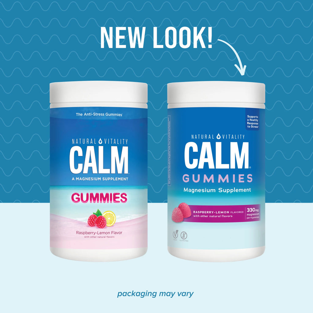 Calm Magnesium Supplement Gummies, Raspberry Lemon, 120 Count V12049
