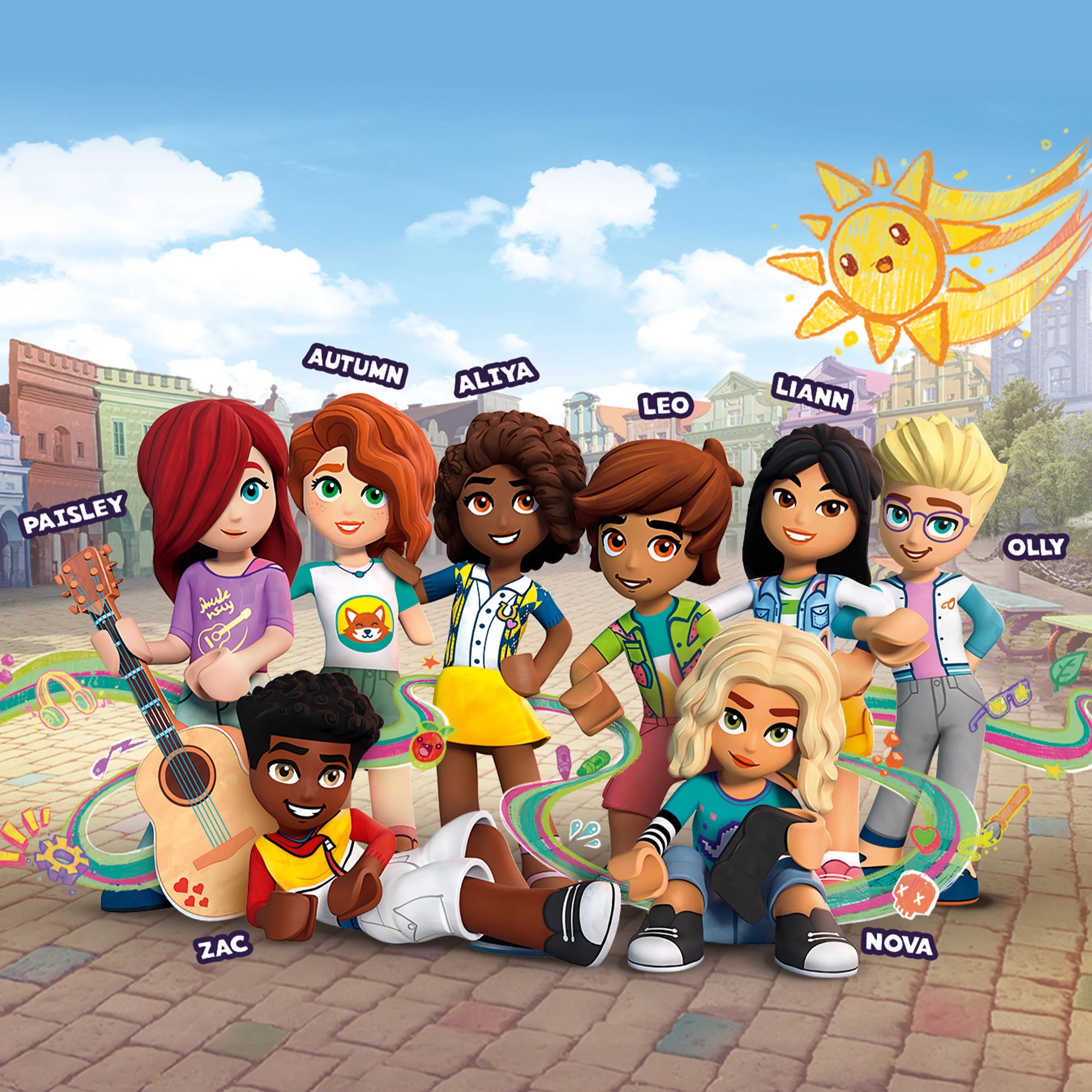 Toy Hair Salon Building Set with Mini-Dolls, Pretend Play Spa for Kids Ages 6+ P725511