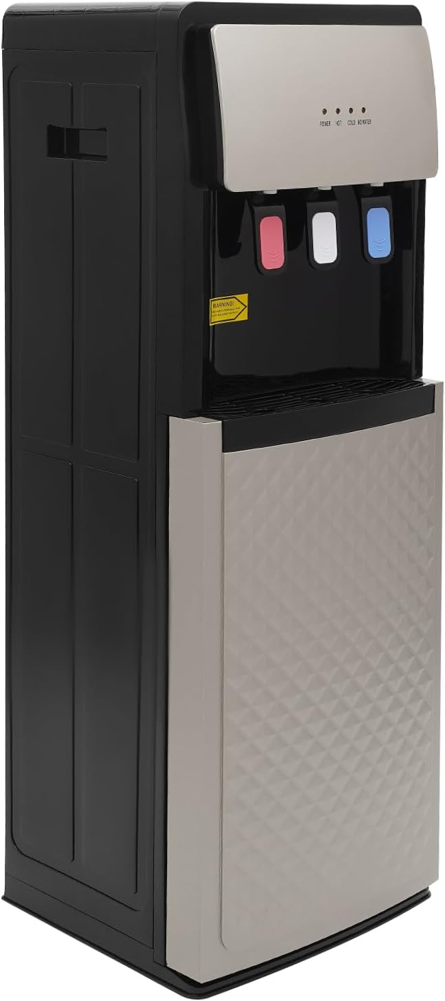 Bottom Loading Water Cooler Dispenser with Storage Cabinet and Child Safety Lock A877917