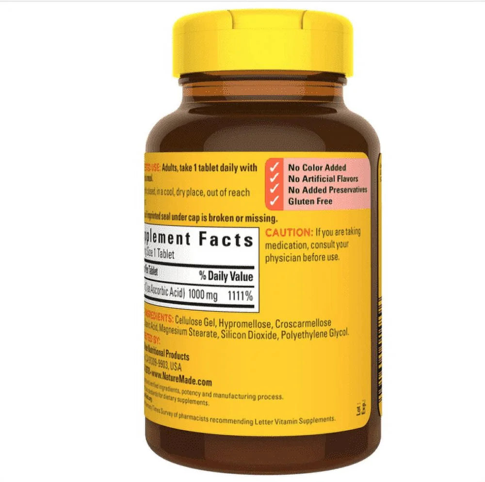 Vitamin C 1000 mg, 100 Tablets N956213
