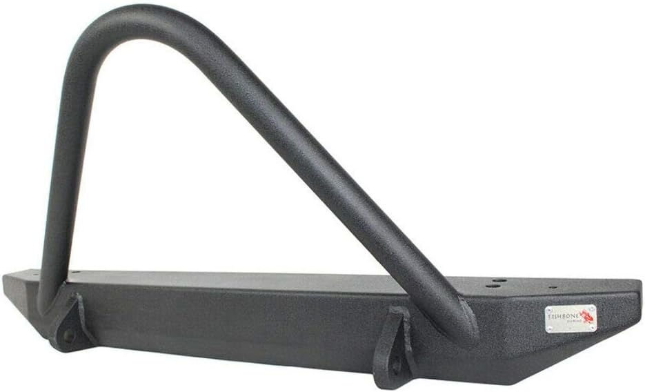 Jeep TJ Front Bumper with Stinger 97-06 Wrangler Steel Black Textured Q275070