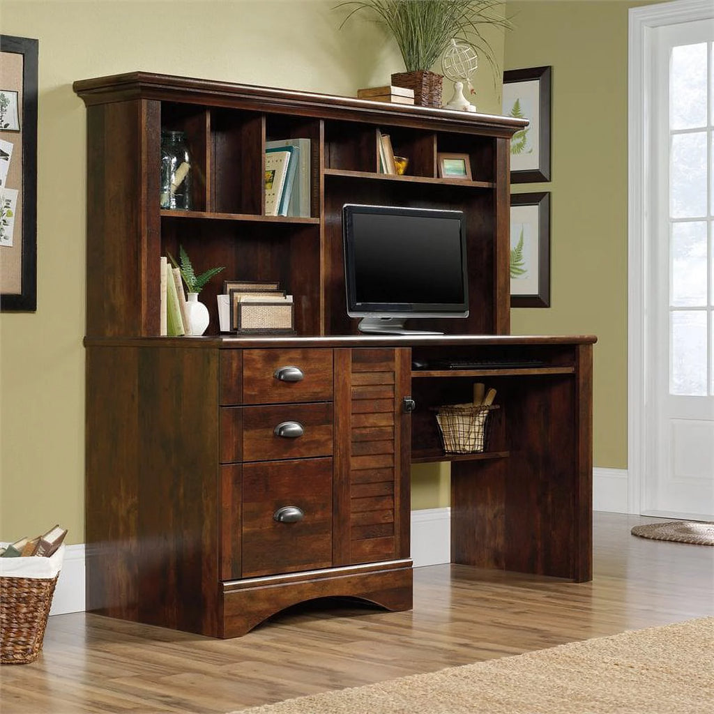 Computer Desk with Hutch, CPU Storage and Keyboard Drawer Z2354