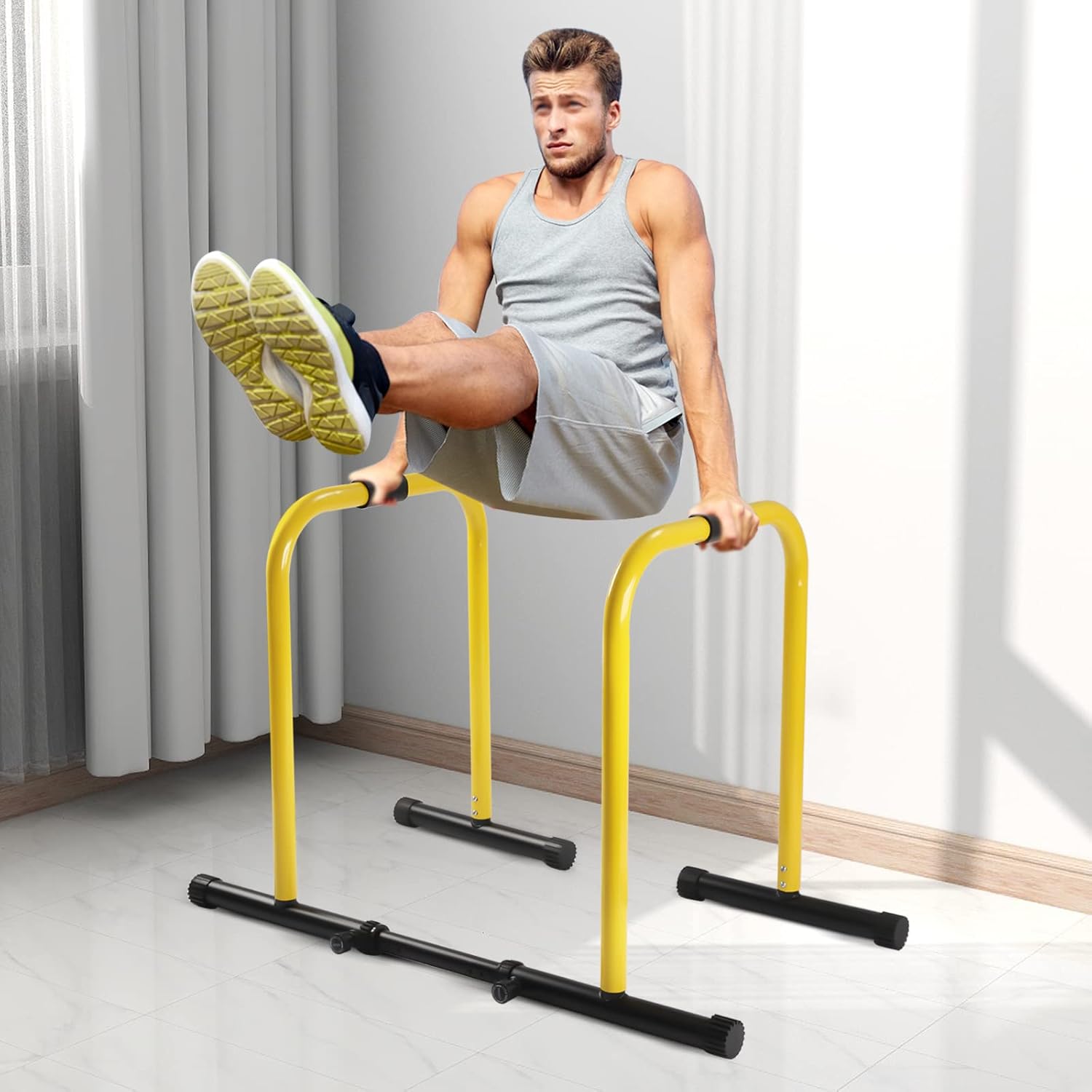 Adjustable Dip Station for Home Gym Workout R64231