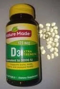 Vitamin D3 5000 IU Supplement, 90 Count S912270