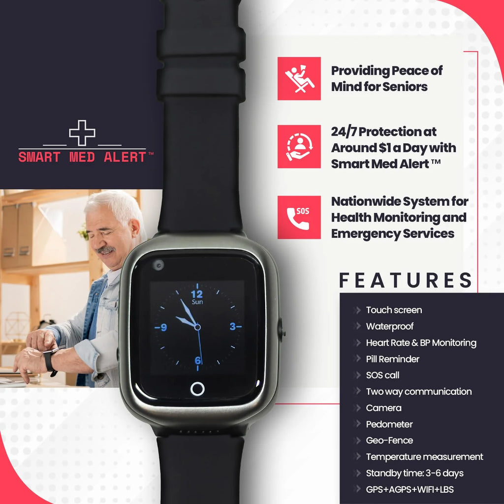 Medical Alert Smartwatch with Fall Detection X153633