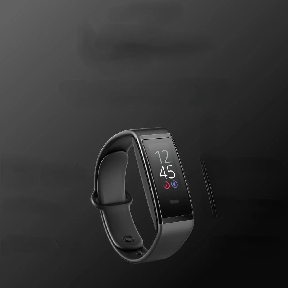 Fitness tracker with color display for heart rate, activity, and sleep tracking D377