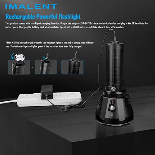 Powerful Bright Flashlight 100,000 Lumens Rechargeable LED A512261