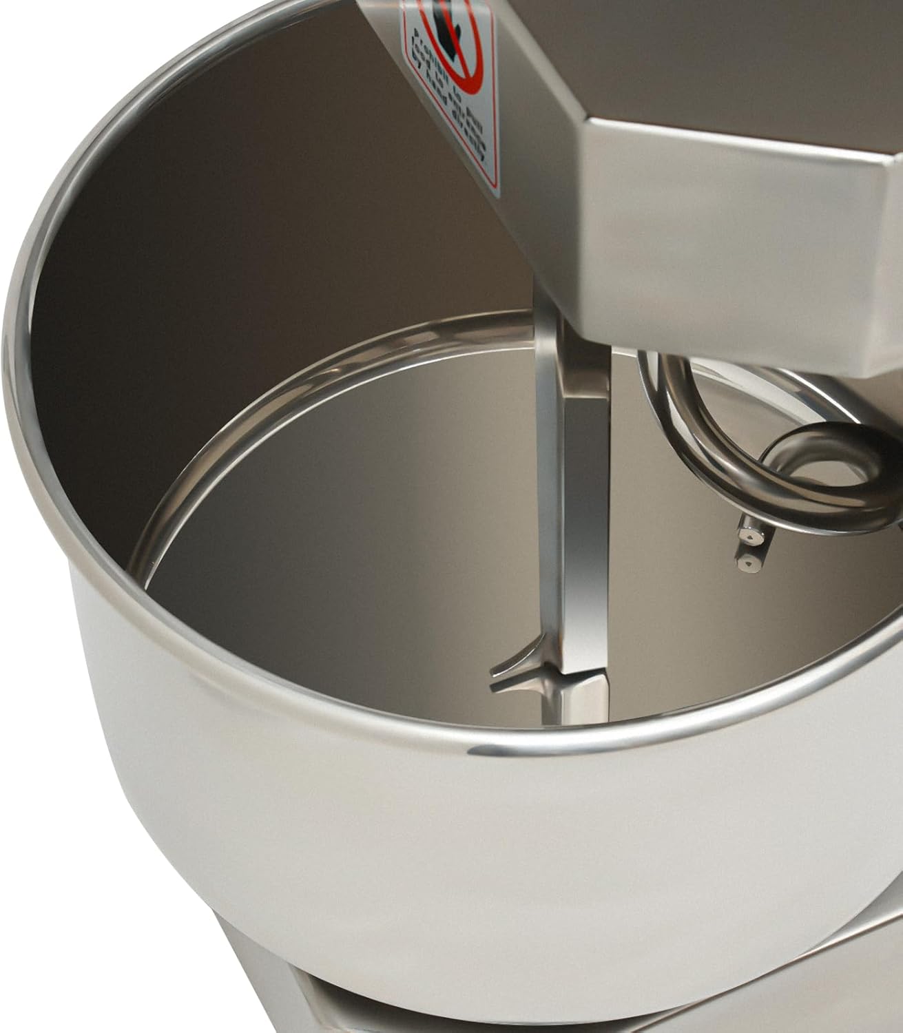 Dough Mixer, 2.6 Gal Spiral Mixer, 750W with Stainless Steel Bowl G25095
