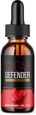 Sugar Defender Drops - Official Formula - Sugar Defender Supplement Drops Extra Strength Advanced Formula, Sugar Defender 24 Liquid Drops, SugarDefender with Chromium Support, New 2023 (1 Bottle)