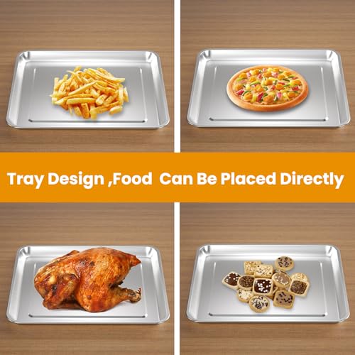 Stainless Steel Baking Tray Pan for Air Fryer B876