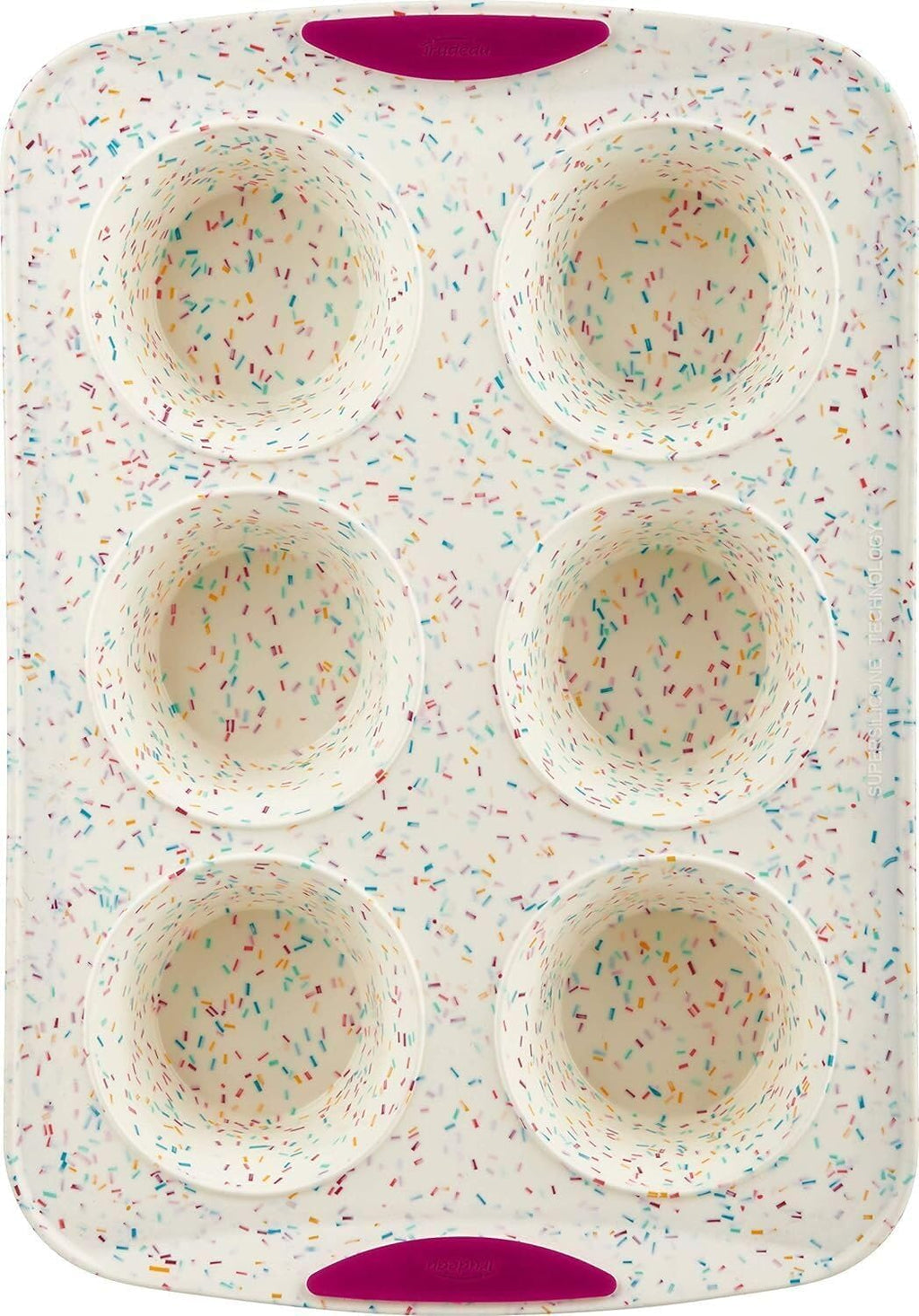 Silicone Jumbo Muffin Mold, 6-Cavity L917150