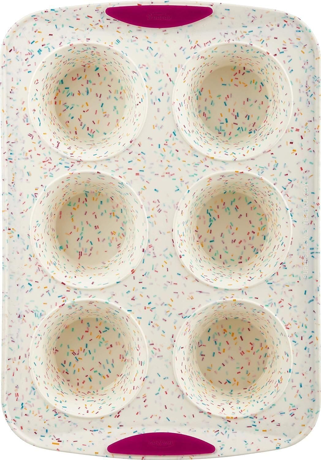 Silicone Jumbo Muffin Mold, 6-Cavity L917150