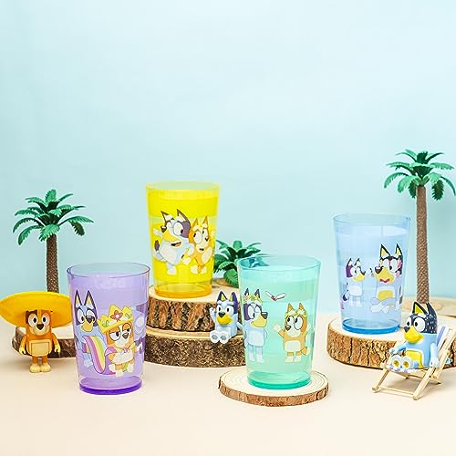Nesting Tumbler Set 4-Pack, Durable Plastic Cups for Kids, 14.5 oz P846192