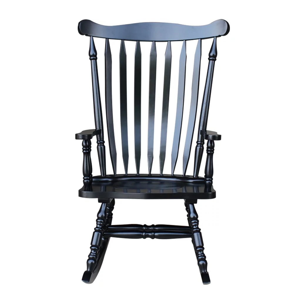 Colonial Rocking Chair, Antique Black J293002