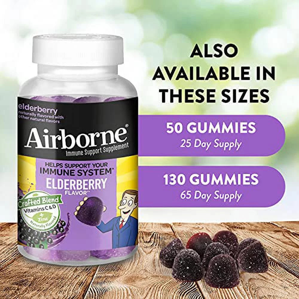 Elderberry & Zinc Gummies with Vitamins D and E Y53813
