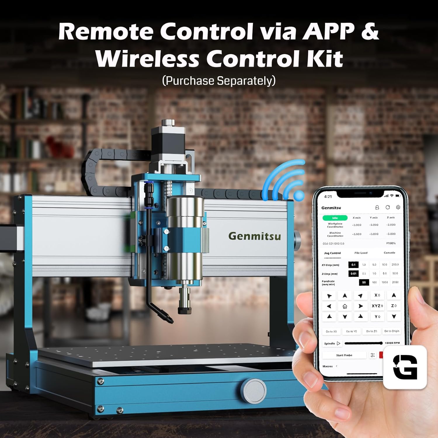 CNC Router Machine with Linear Guide and Ball Screw Motion, 360 x 300 x 12mm D5038