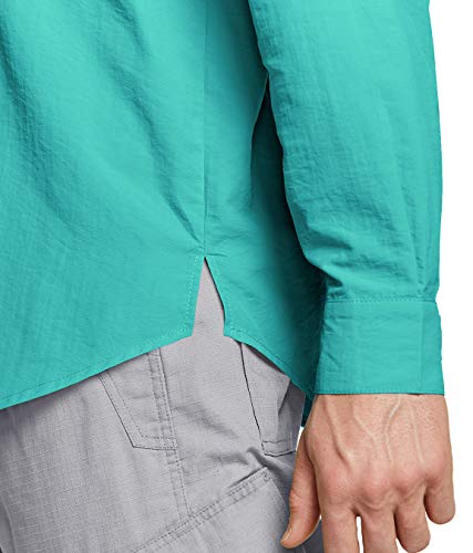 Men's Performance Fishing Shirt UPF 50+ Breathable Long Sleeve J722