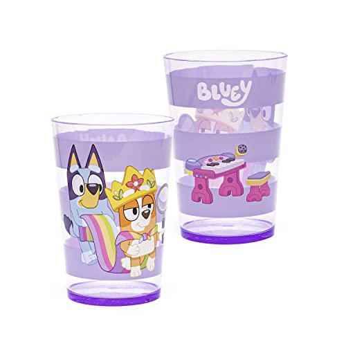 Nesting Tumbler Set 4-Pack, Durable Plastic Cups for Kids, 14.5 oz P846192
