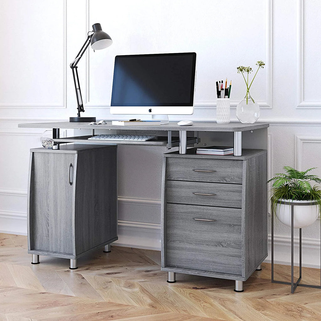 Gray Small Computer Desk M27748