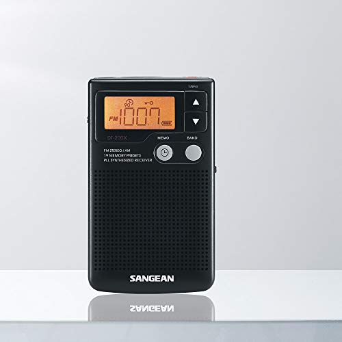 Pocket Radio FM Stereo AM Digital Tuning Black X98948