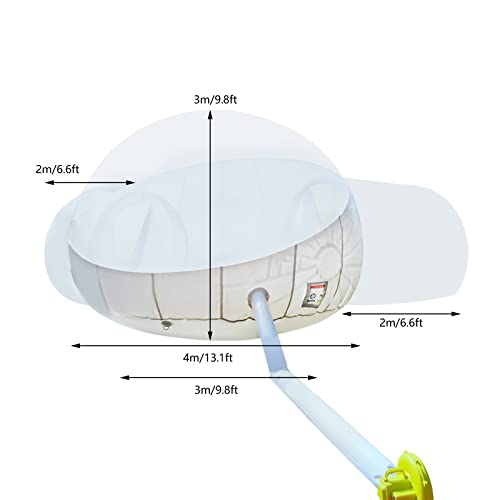 Inflatable Bubble Tent for Outdoor Camping, Transparent, Fits 3-5 Adults R17458