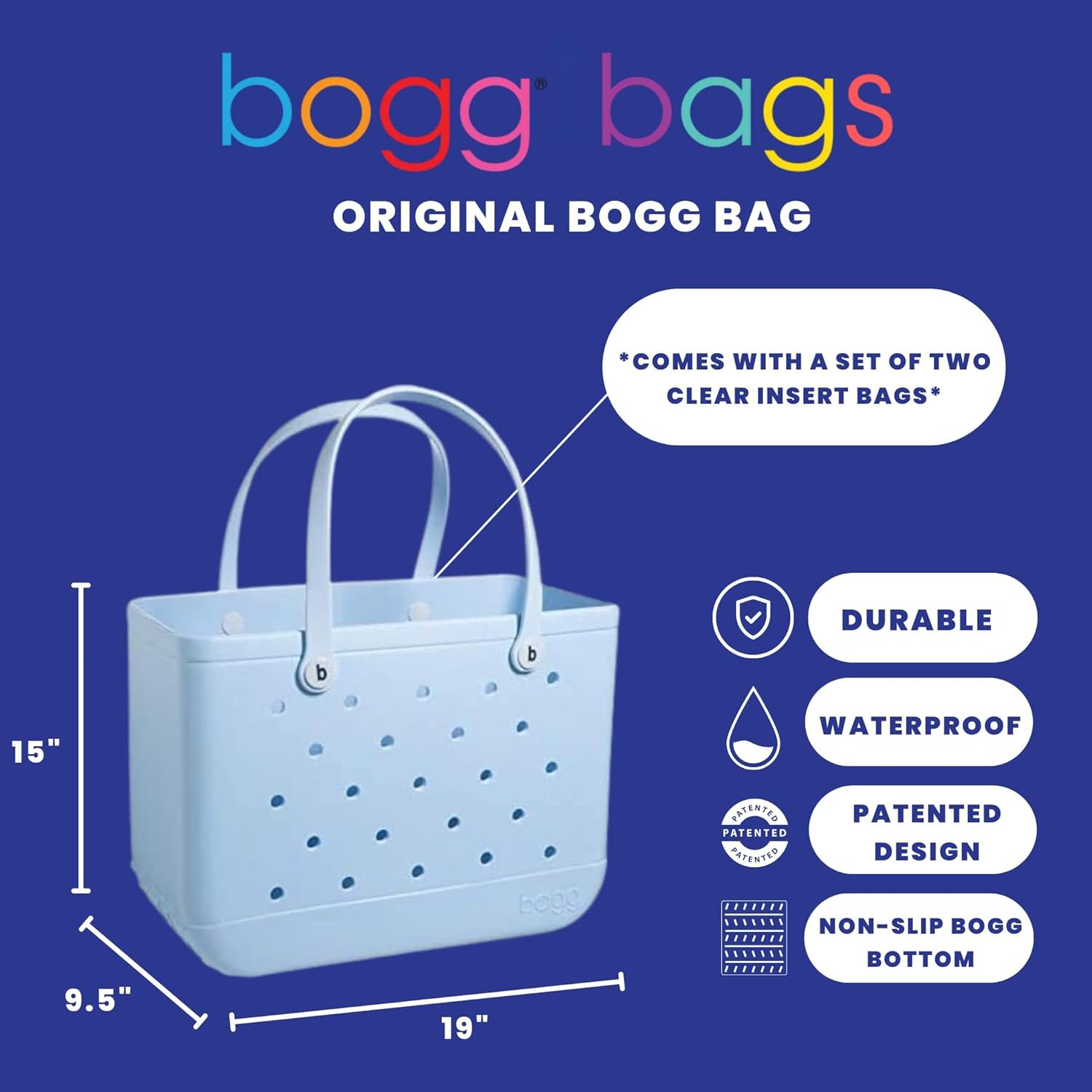 Waterproof Washable Open Tote Bag for Beach Boat Pool Sports L674571