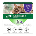 Advantage II Large Cat Vet-Recommended Flea Treatment & Prevention | Cats Over 9 lbs. | 12-Month Supply