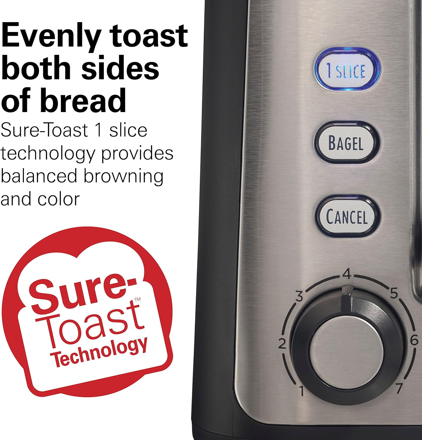 2 Slice Slot Toaster with Extra Long Wide Slots and Shade Selector N9552