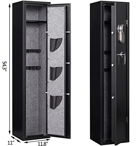 Rifle Safe Cabinet with Digital Keypad and Electronic Lock U1550