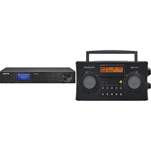 Sangean HDT-20 HD Radio/FM-Stereo/AM Component Tuner Black