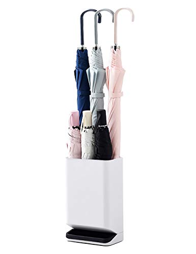 GeLive Small Umbrella Stand Rack Entryway Freestanding Umbrella Holder with Drip Tray, Space Saving Organizer, Home Office Decor, Stored 6 Umbrellas